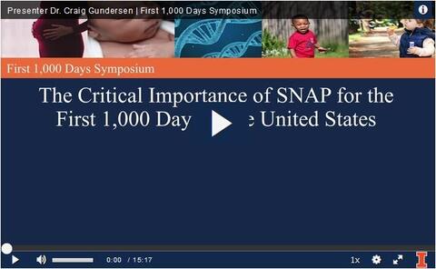 The Critical Importance of SNAP for the First 1,000 Days in the United States