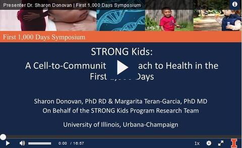 STRONG Kids presentation: A cell-to-community approach to health in the first 1,000 days